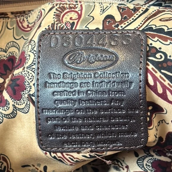 Brighton Dark Brown Leather Shoulder Bag - Picture 8 of 9